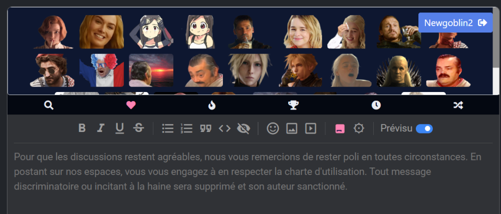 Boutons d'édition logo